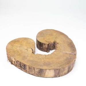 Charger Plates - Heart Shaped Wood Chargers