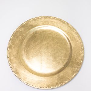 Charger Plates - Gold Brushed