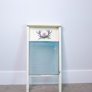 Vintage white washboard