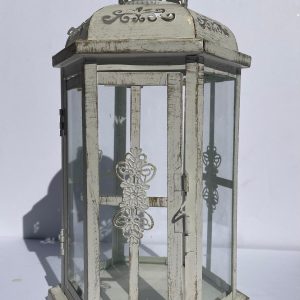 Lantern - White Metal