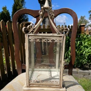 Lantern - Antiqued White